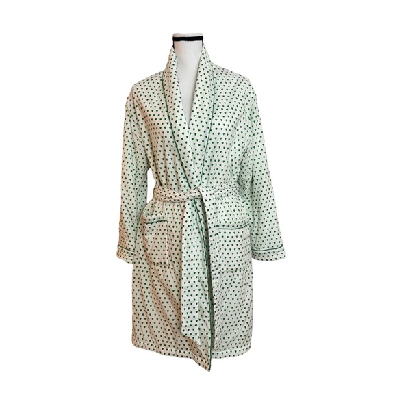Roller Rabbit Robe with Green Heart Print - Picture 3 of 13